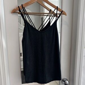 lululemon athletica Charcoal Strappy Tank Top
